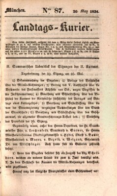Landtags-Kurier Montag 26. Mai 1834