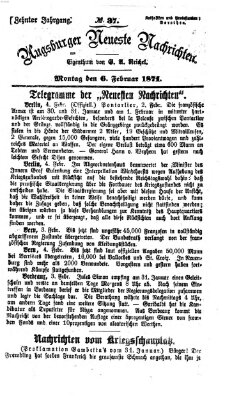 Augsburger neueste Nachrichten Montag 6. Februar 1871
