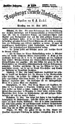 Augsburger neueste Nachrichten Dienstag 20. Mai 1873