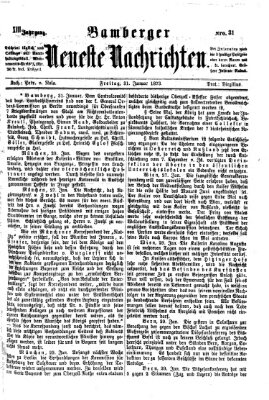 Bamberger neueste Nachrichten Freitag 31. Januar 1873