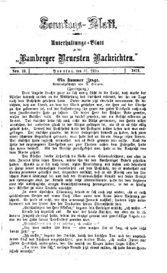 Bamberger neueste Nachrichten Sonntag 31. März 1872