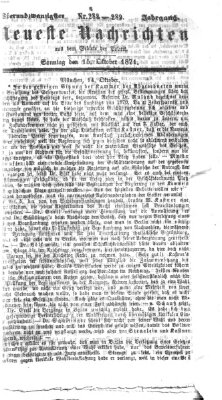 Neueste Nachrichten aus dem Gebiete der Politik (Münchner neueste Nachrichten) Sonntag 15. Oktober 1871