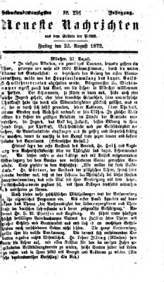 Neueste Nachrichten aus dem Gebiete der Politik Freitag 23. August 1872