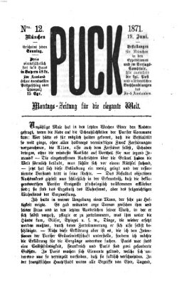 Puck Montag 19. Juni 1871