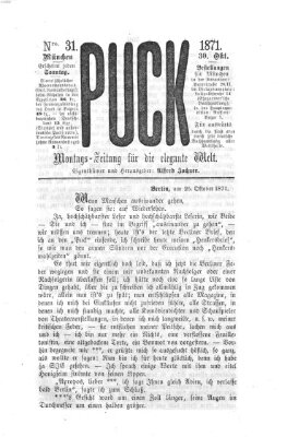 Puck Montag 30. Oktober 1871