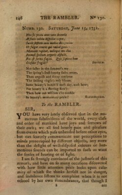 The rambler Dienstag 15. Juni 1751