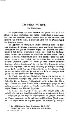 Im neuen Reich Freitag 17. November 1871
