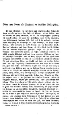 Im neuen Reich Freitag 16. Februar 1872