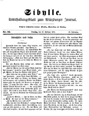 Sibylle (Würzburger Journal) Dienstag 27. Februar 1872