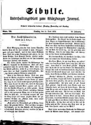 Sibylle (Würzburger Journal) Samstag 15. Juni 1872