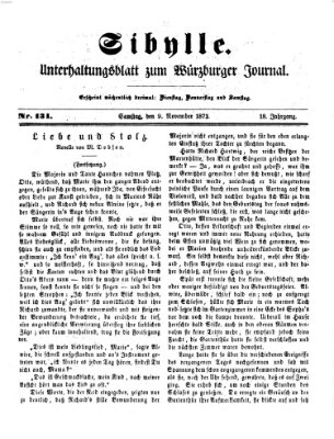 Sibylle (Würzburger Journal) Samstag 9. November 1872