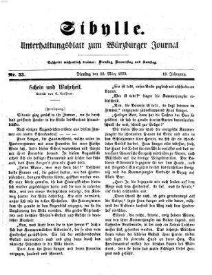 Sibylle (Würzburger Journal) Dienstag 18. März 1873
