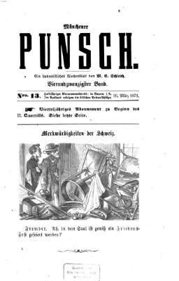 Münchener Punsch Sonntag 26. März 1871
