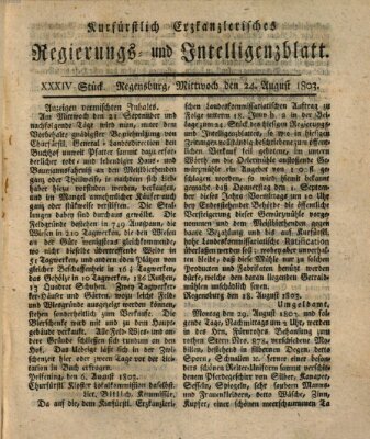 Kurfürstlich-Erzkanzlerisches Regierungs- und Intelligenzblatt (Regensburger Wochenblatt)