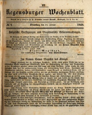 Regensburger Wochenblatt