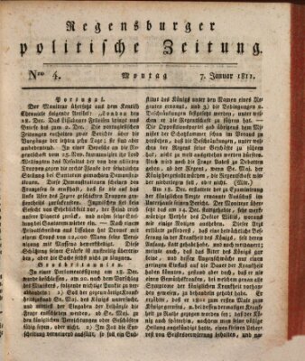 Regensburger politische Zeitung (Regensburger Zeitung) Montag 7. Januar 1811