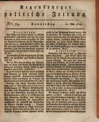 Regensburger politische Zeitung (Regensburger Zeitung) Donnerstag 21. Mai 1812