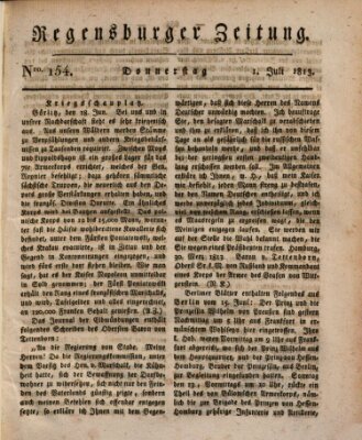 Regensburger Zeitung Donnerstag 1. Juli 1813