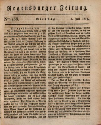 Regensburger Zeitung Dienstag 6. Juli 1813