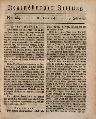 Regensburger Zeitung Mittwoch 7. Juli 1813