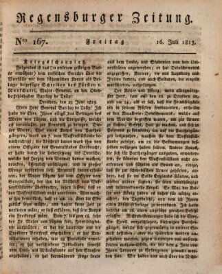 Regensburger Zeitung Freitag 16. Juli 1813