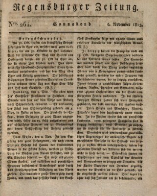 Regensburger Zeitung Samstag 6. November 1813