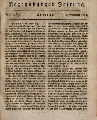 Regensburger Zeitung Freitag 12. November 1813