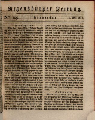 Regensburger Zeitung Donnerstag 8. Mai 1817