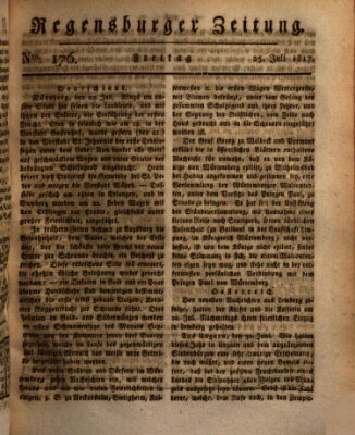 Regensburger Zeitung Freitag 25. Juli 1817