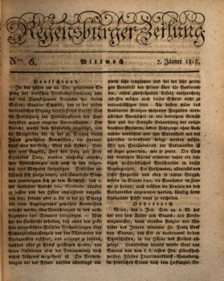 Regensburger Zeitung Mittwoch 7. Januar 1818
