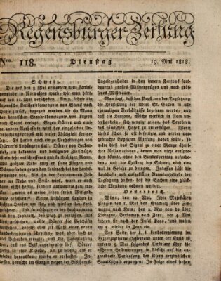 Regensburger Zeitung Dienstag 19. Mai 1818