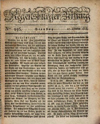 Regensburger Zeitung Dienstag 27. Oktober 1818