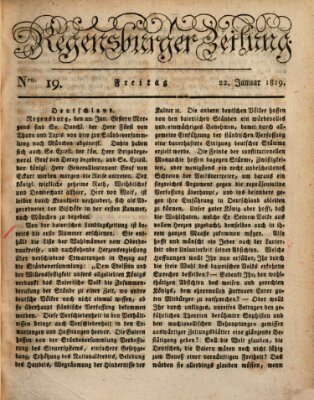 Regensburger Zeitung Freitag 22. Januar 1819