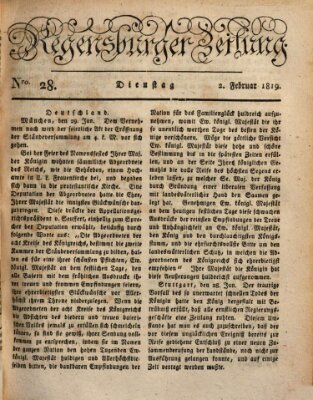 Regensburger Zeitung Dienstag 2. Februar 1819