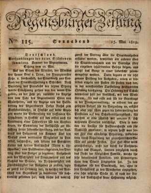 Regensburger Zeitung Samstag 15. Mai 1819