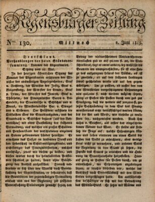 Regensburger Zeitung Mittwoch 2. Juni 1819