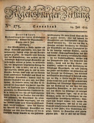 Regensburger Zeitung Samstag 24. Juli 1819