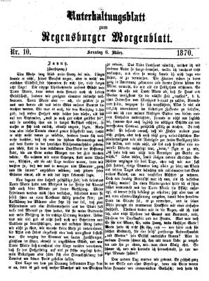 Regensburger Morgenblatt Sonntag 6. März 1870