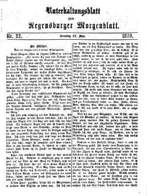 Regensburger Morgenblatt Sonntag 29. Mai 1870