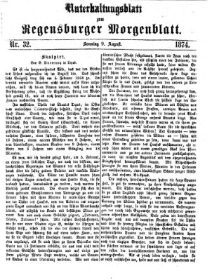 Regensburger Morgenblatt Sonntag 9. August 1874