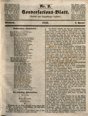 Regensburger Conversations-Blatt (Regensburger Tagblatt) Mittwoch 5. Januar 1842