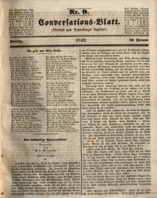 Regensburger Conversations-Blatt (Regensburger Tagblatt) Freitag 21. Januar 1842