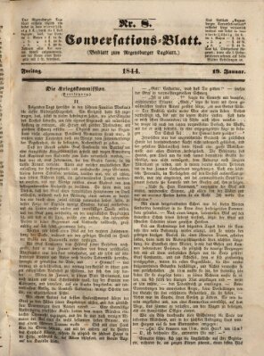 Regensburger Conversations-Blatt (Regensburger Tagblatt) Freitag 19. Januar 1844