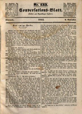 Regensburger Conversations-Blatt (Regensburger Tagblatt) Mittwoch 6. November 1844