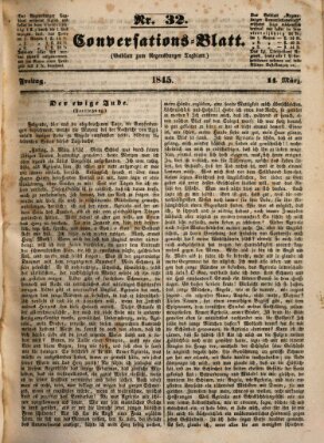 Regensburger Conversations-Blatt (Regensburger Tagblatt) Freitag 14. März 1845
