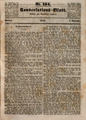 Regensburger Conversations-Blatt (Regensburger Tagblatt) Freitag 7. November 1845