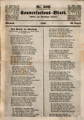 Regensburger Conversations-Blatt (Regensburger Tagblatt) Mittwoch 26. August 1846