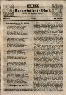 Regensburger Conversations-Blatt (Regensburger Tagblatt) Mittwoch 14. Oktober 1846