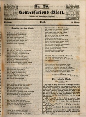 Regensburger Conversations-Blatt (Regensburger Tagblatt) Freitag 5. März 1847