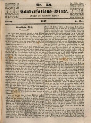 Regensburger Conversations-Blatt (Regensburger Tagblatt) Freitag 14. Mai 1847